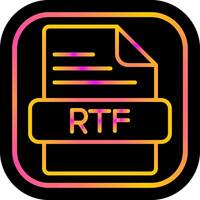 RTF Vector Icon