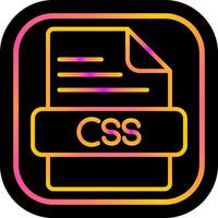 icono de vector de css