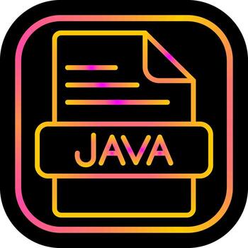 icono de vector de java