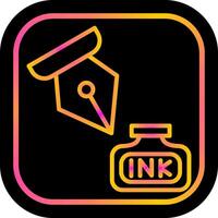 Ink and Pen Vector Icon