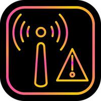 Non Ionizing Radiation Vector Icon