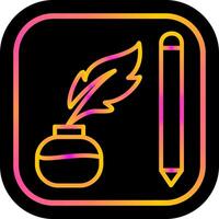 Writing Equipment Vector Icon