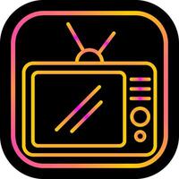 TV Set Vector Icon