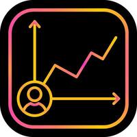 Candidate Graph Vector Icon