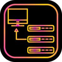 icono de vector de base de datos