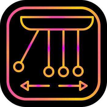 icono de vector de péndulo