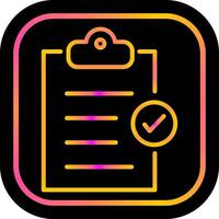 Booking Checklist Vector Icon