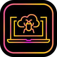 Bug Cloud Vector Icon