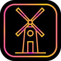 Windmill Vector Icon