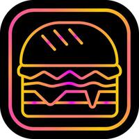 icono de vector de hamburguesa