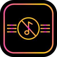 Music Disabled Vector Icon