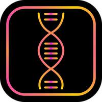 icono de vector de estructura de adn