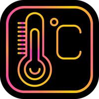 icono de vector de temperatura