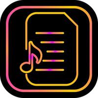 Audio Document Vector Icon