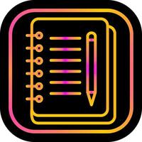 Notebook And Pen Vector Icon