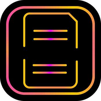 Split Document Vector Icon