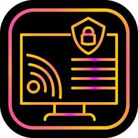 Wifi Security Vector Icon