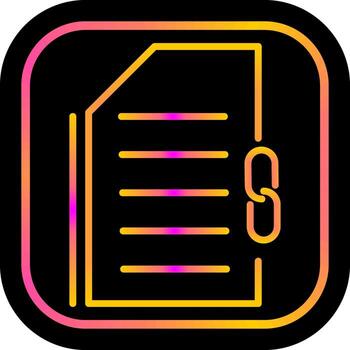 icono de vector de enlace