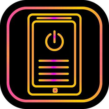 Shutdown Button Vector Icon