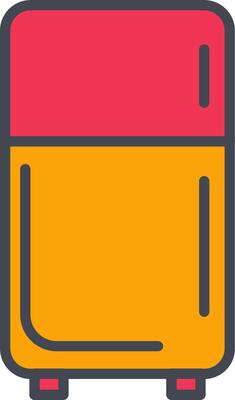 Refrigerator Vector Icon