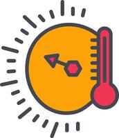Temperature Indicator Vector Icon