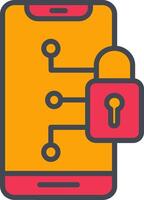 Secure Device Vector Icon