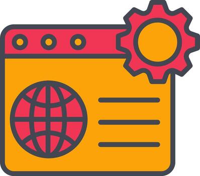 Web Optimization Vector Icon