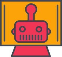 Artificial Bot Vector Icon