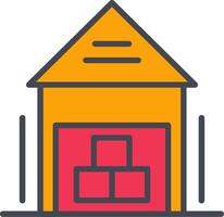 Warehouse Vector Icon