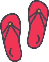 Slippers Vector Icon