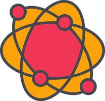 Atomic Structure Vector Icon