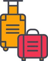 Luggage Bag Vector Icon