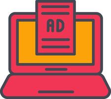Internet Ads Vector Icon