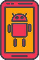 icono de vector de Android