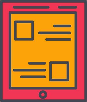 Tablet Vector Icon