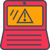 icono de vector de alerta