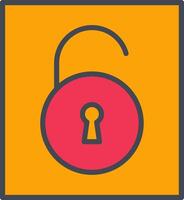 Open Lock I Vector Icon