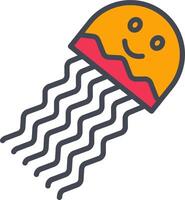 Jellyfish Vector Icon