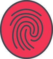 Fingerprint Vector Icon