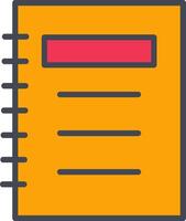 Notepad Vector Icon