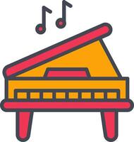 Piano Vector Icon