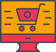 Online Shopping Vector Icon