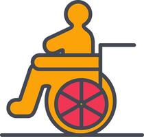 Wheelchair Vector Icon