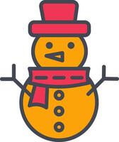 Snowman Vector Icon