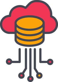 Storage Data Vector Icon