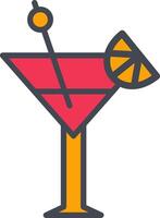 icono de vector de martini