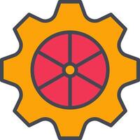 Wheel Vector Icon