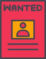 Wanted Poster Vector Icon