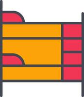 Bunk bed Vector Icon