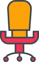 Office Chair III Vector Icon